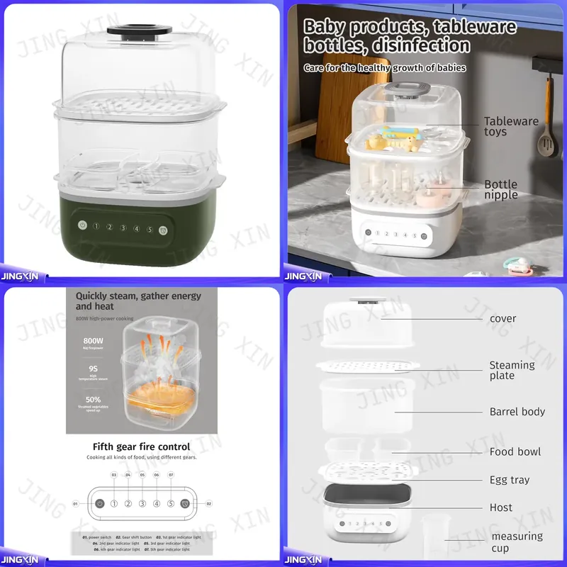 Baby Food Healthy - Cuiseur vapeur électrique personnalisé à 2