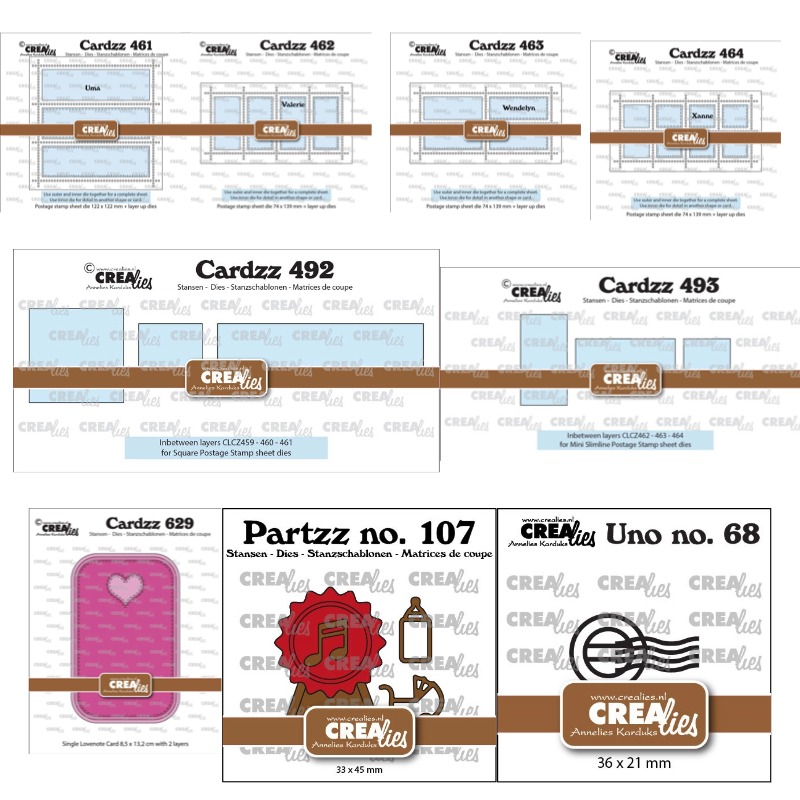 Baby Food Diary - Matrices de découpe carrées motif nuage