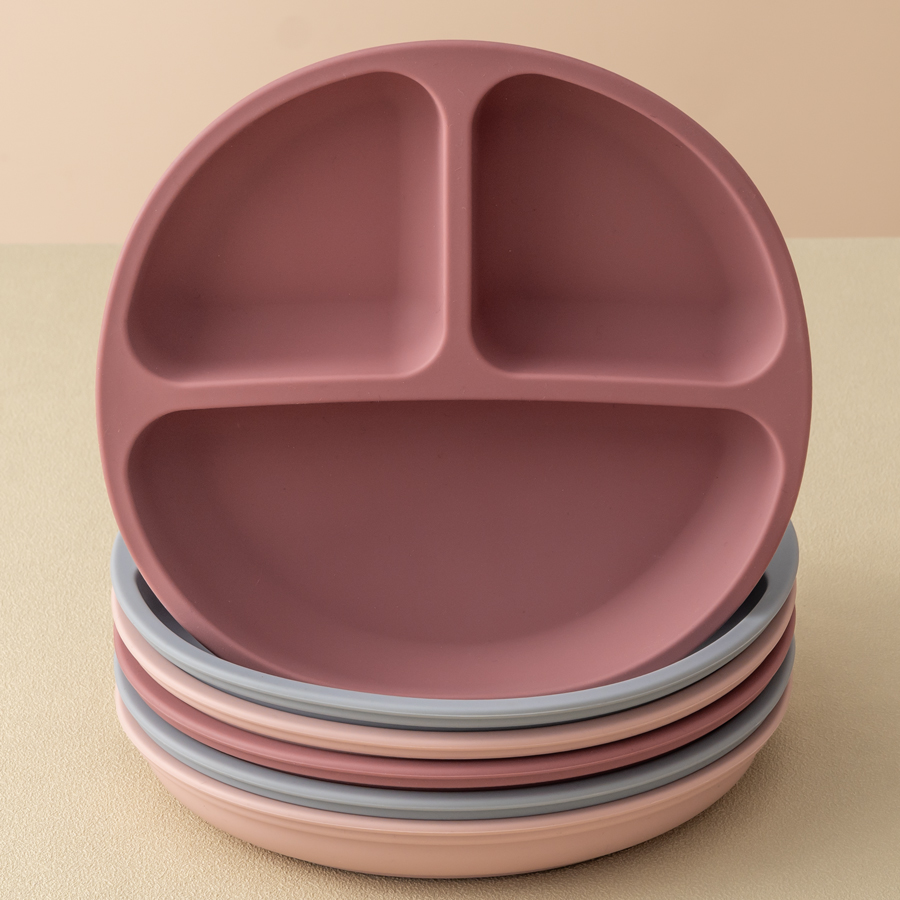 Baby Food Universe - Assiette à manger en Silicone pour