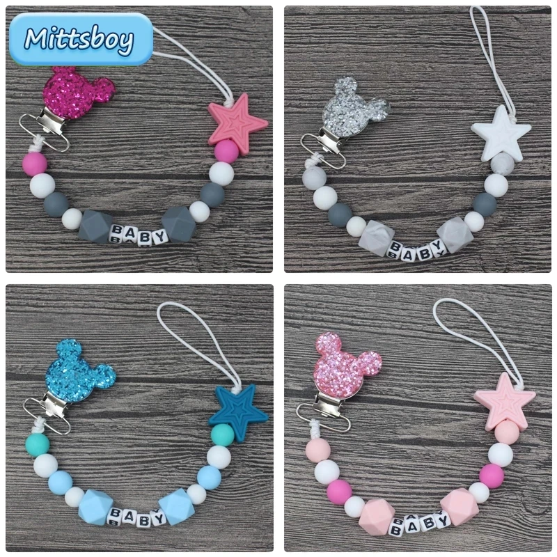 Baby Food Pacifier - Nouveau nom personnalisé bébé Bracelet de