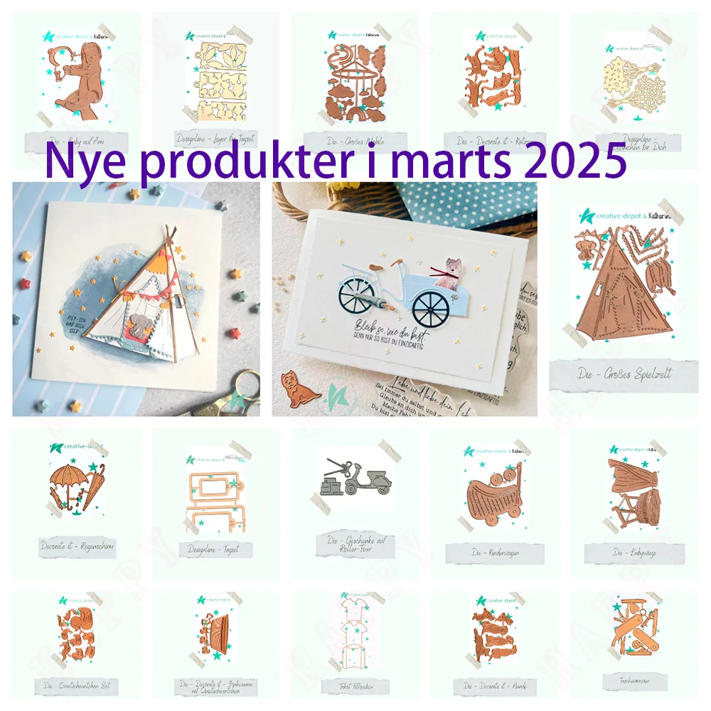 Baby Food Diary - Grandes matrices de découpe en métal