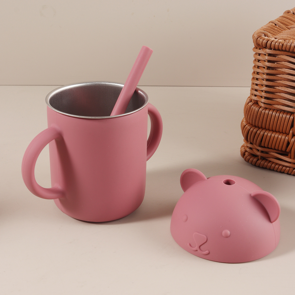 1PC Tasse à paille en silicone - Snack Cup Toddler avis et prix