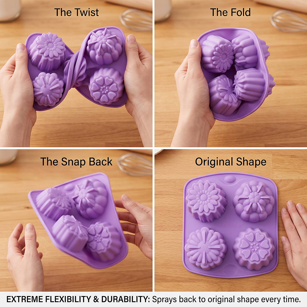 Moule en silicone sans BPA à 4 - Baby Food Healthy avis et prix